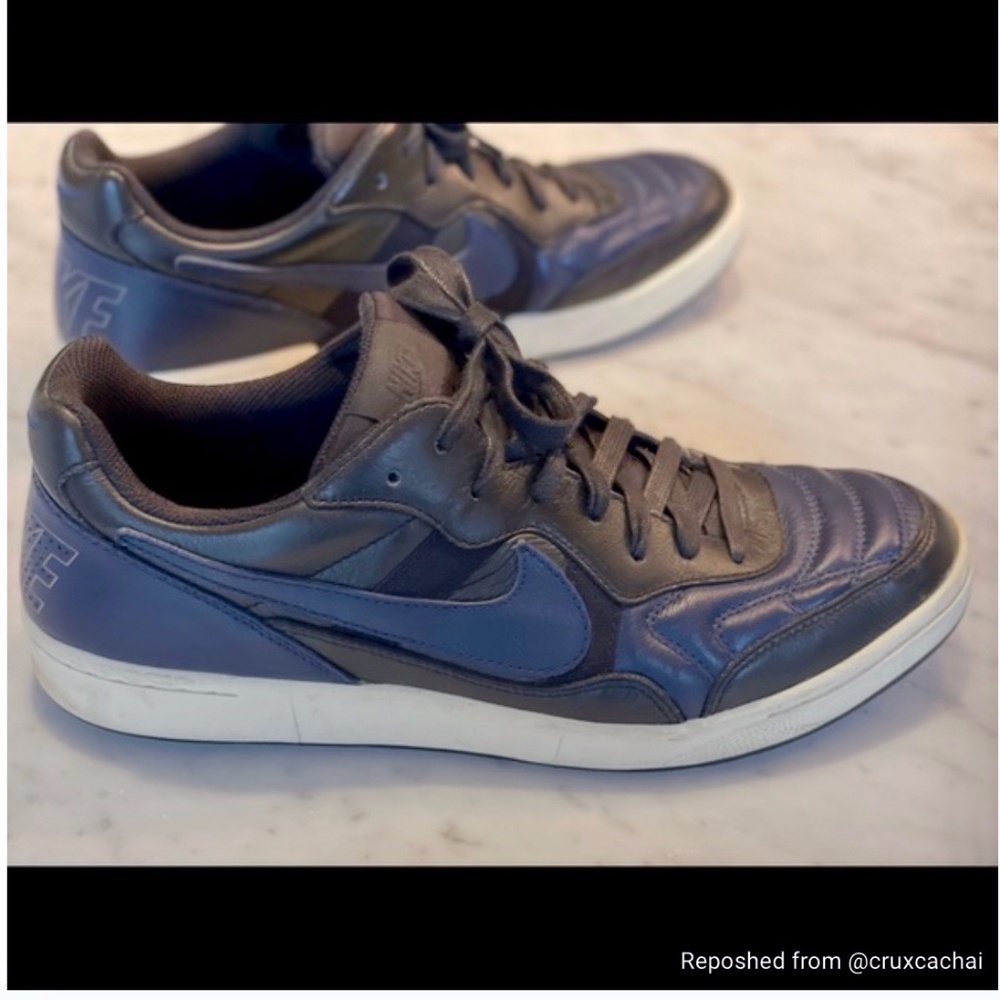 Nike NSW Tiempo 94 Soccer Sneaker Navy and Black Size 11 - Picture 12 of 12